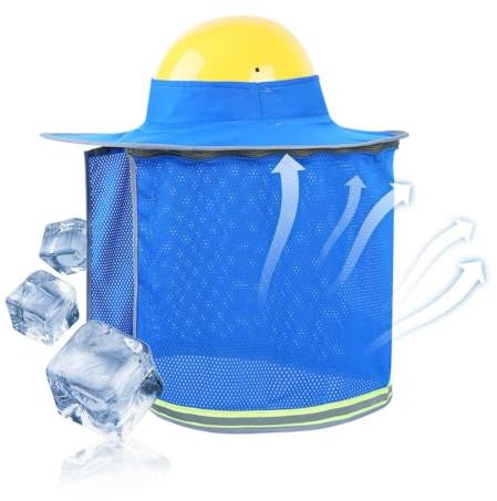 Protector Solar para Casco De ala Completa Malla Impermeable y Reflectante