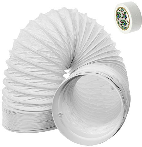 SPARES2GO Hose Pipe PVC Duct Extension Kit for Toshiba Air Conditioner (3m, 5)