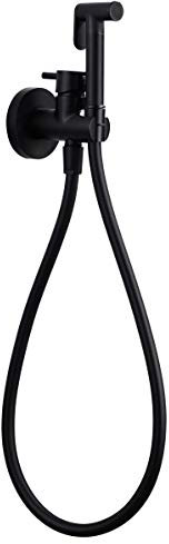 Grifo bidet empotrado, monomando de wc bidet - Imex Serie Munich Negro Mate - RDM001-NG