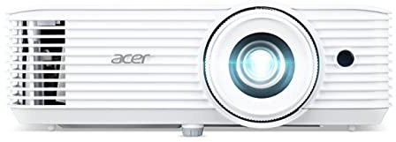 Acer H6523ABDP DLP-DLP projektor (1080p Full HD (1 920 x 1 080 pixlar) 3 500 lumen, 10 000:1 kontrast, 3D, keystone, 1 x 3 watt högtalare, HDMI (HDCP), ljudkontakt) vit, Home Cinema