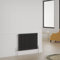 Warmehaus Traditional Radiator Double Column Black Horizontal Cast Iron Style Central Heating Radiator - 600x830mm
