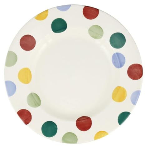 Emma Bridgewater Big Polka Dots Dinnerware Plate 10.5 Inch English Earthenware