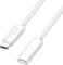 Logilink CU0221 - USB 2.0 Typ-C Verlängerungskabel mit PD Unterstützung (PowerDelivery), Farbe: Weiß, Kabellänge: 2m
