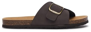 Scholl Jackie, Sandali Donna, 1 cinturino, Marrone Scuro, 40 EU