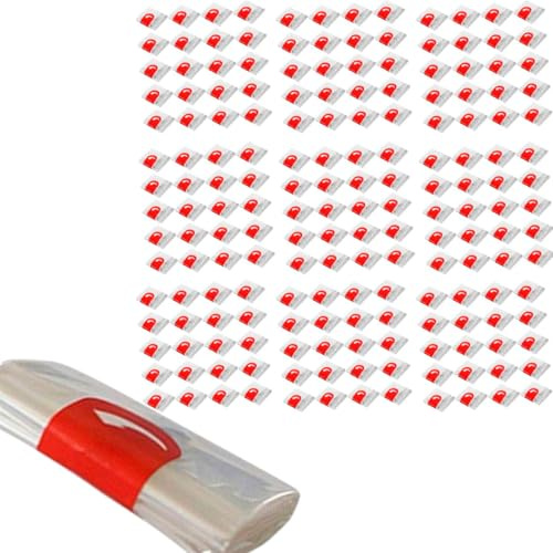 Sacchetti per arrosti per tacchino ad alta temperatura, sacchetti trasparenti per forno in plastica (25 x 38 cm), per cucinare e cuocere al forno, perfetti per pollo, carne e pesce (200 pezzi)