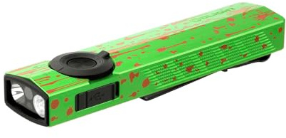 OLIGHT ArkPro 1,500 Lumens Flat Torch with Pure Flood, Spotlight, UV and Green Light, Rechargeable with Dual Charging Options for Outdoors, Detection, Pointing (Zombie Green, CW