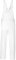 Portwest S810 Men's Painters Bib Overalls - Bib and Brace Cotton Workwear Overalls White, Large