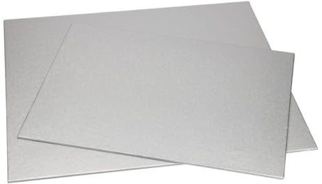 Pati-Versand Rektangulär tårthållare, silver, 40 x 30, 4 mm