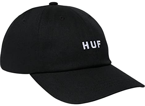 HUF Set OG - Gorra curvada de 6 paneles, color negro, multicolor, Taille unique