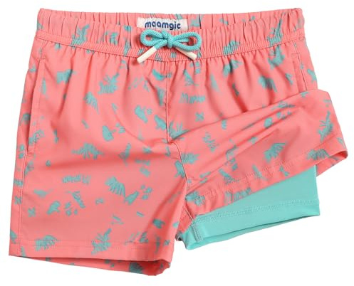 MaaMgic Boys Swimming Shorts for 2T-16 Years Stretchy Quick Dry Boys Swim Trunks Anti Chafe Boxer Brief Swimsuits with Pockets