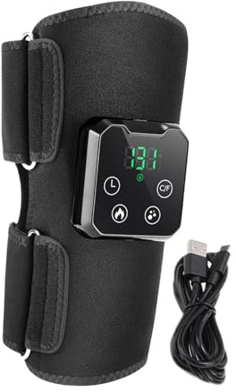 Chauffe-mollets Soulage les inconforts électrique | Massage par Compression d'Air avec Chaleur Pour à domicile, bureau, et récupération post-sport