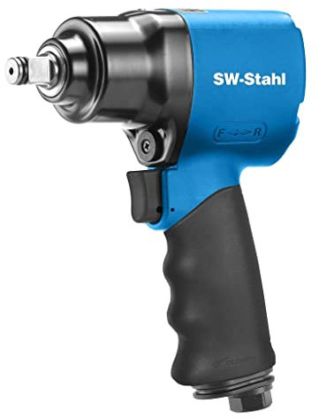 SW-Stahl S3275 Druckluft-Schlagschrauber I Vierkant 1/2 Zoll I max. Lösedrehmoment 1300 Nm I Werkstatt Druckluftwerkzeug