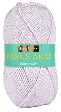 Sirdar Hayfield Bonus Aran Yarn, Lavender (565), 100g
