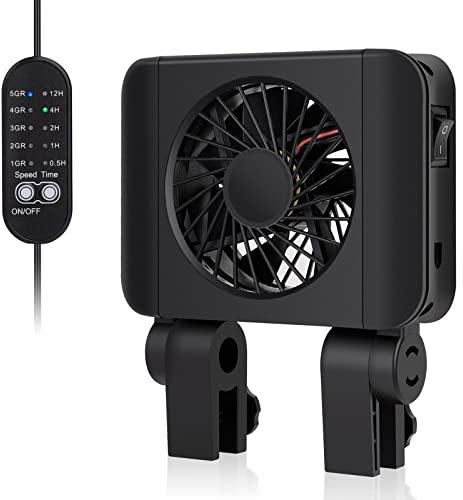 hygger Ventilatore per Acquario, Ventole di Raffreddamento per Acquario con Regolazione della velocità Regolabile, Adatto per Piscine Acqua Dolce Fino a 30cm (1 Ventole)