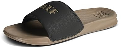 REEF Homme One Slide Sandale Glissante, Black Fossil, 44 EU