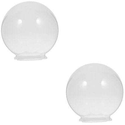 HOMSFOU 2stücke Ersatz-lampenschirm Für Außenleuchten Milchiger Lichtglobus Design Installieren Dekorativ Und Für Gartenlaternen Terrassenbeleuchtung
