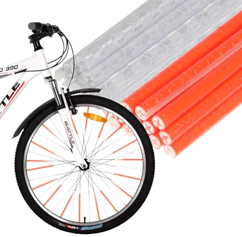 Speichenreflektoren Fahrrad Speichenreflektoren 360° Sichtbarkeit Reflektoren Fahrrad Speichen Reflektor Fahrrad Reflektoren Speichen Fahrradreflektoren für Gängigen Speichenräder 24 Stück
