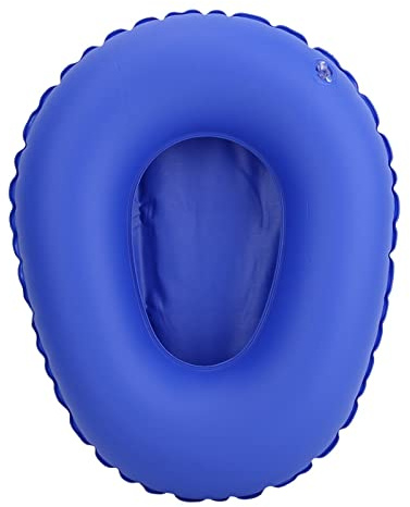OVAQUIXI Uppblåsbar Sängpanna, Medicinsk Sängtoalett för äldre Sängliggande Patienter med Luftpump Ergonomisk Tryckavlastning