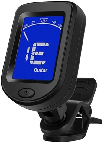 Stimmgerät für Akustikgitarre – einfach zu montierendes Stimmgerät für Ukulele, Bass, Violine, zwölf gleichgehärtete, multifunktionale elektronische Stimmgeräte mit schneller und präziser Tonhöhenerke