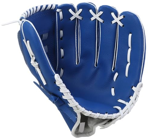 Junior basebollhandske 26,5 cm 26,5 cm för åldrarna 7-9, högerhänt överkast konstgjort läder basebollhandske, infielders träningshandske
