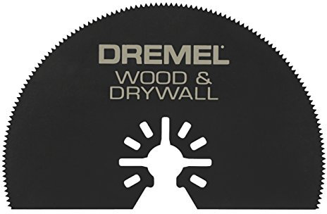 Dremel MM450 Multi-Max Half Moon Oscillating Saw Blade- Oscillating Tool Accessory- Perfect for Cutting Wood and Drywall- Universal Quick-Fit, Black