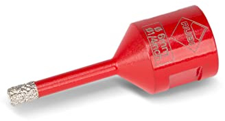RUBI | Dry Drilling in Ceramic, Porcelain, Natural Stone and Other Material | Operating Speed 14,000 r.p.m | DRYGRES Drill BIT Ø 1/4 (6 MM.)