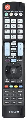 Common TV CTVLG01 Universal-Fernbedienung für LG TV-Fernbedienung, ohne Konfiguration, ergonomisch