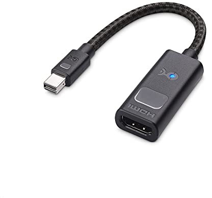 Cable Matters 8K 60Hz Mini displayport auf HDMI Adapter (DP 1.4) mit 4K 120Hz oder 8K 60Hz, Mini DisplayPort HDMI 8K 60 HzAdapter in Schwarz