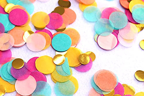 Regendeko 3000 Stück Regenbogen Serie Rosa Gold Blau Peach Papier Konfetti Hochzeit Geburtstagsfeier Deko