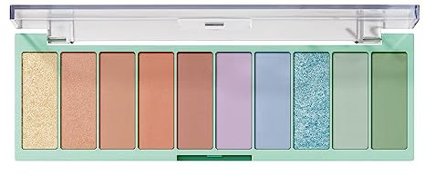 e.l.f. Perfect 10 Eyeshadow Palette, Ten Ultra-pigmented Bright Shades