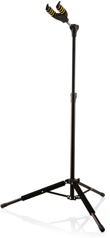 DJANGO DG11 Tripod Guitar Stand | Comfortably Holds a Variety of Musical Instruments | A Reliable and Attractive Solution For Your Guitar, Bass and Other Instruments