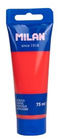 MILAN® Tube 75 ml Acrylfarbe Zinnoberrot