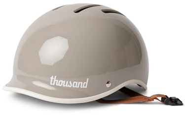 Thousand Heritage 2.0 Adult Bike Helmet; The Original Low Profile Retro Commuter Cycling Helmet Safety Certified for Bicycle Skateboard Skating Roller Skates; for Men & Women (Dove Grey, M)