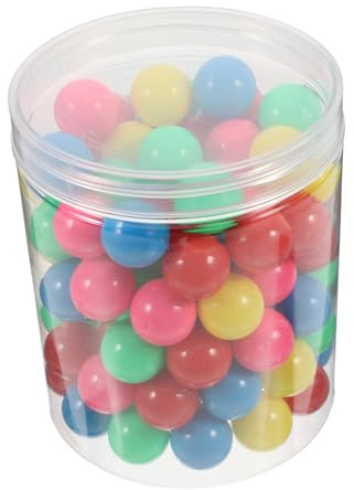 Generico 100 Palline Vuote in Plastica Per Conteggio, Biglie Colorate, Per La Corsa Delle Biglie, La Probabilità Matematica Elementare E Il Gioco Di Matematica Cinese, 20 Mm.