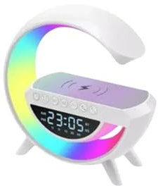 PEBBLE HUG Bluetooth Speaker With RGB LED, Wireless Charging, Durable Construction, Compact And Lightweight Design, Ideal For Indoor And Outdoor Use, Crystal Clear Sound