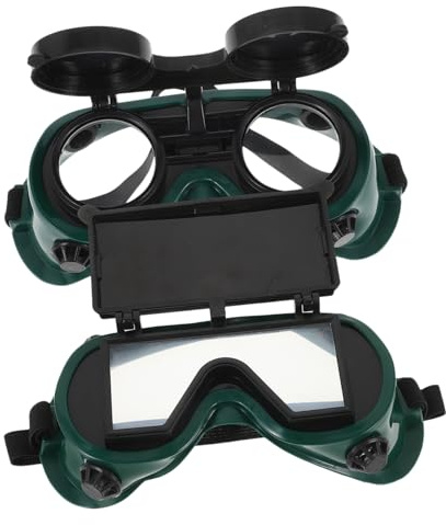 DOITOOL 2pezzi Occhiali Protettivi Per Saldatura Occhiali Sicurezza Per Saldatori Protezione Da Radiazioni e Schizzi Realizzati in Materiale Resistente