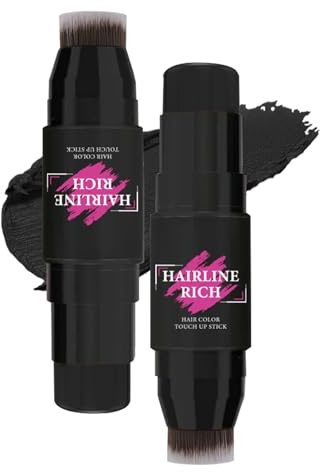 Duroecsain Polvo Capilar para Mujeres - Barra de Coloración Natural Impermeable para Cabello | Diseño Duradero Para Mujeres Con Cobertura Fina, Uso Diario Y Viajes