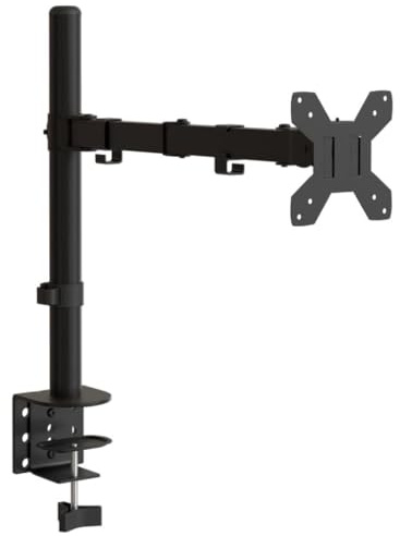 Genérico Soporte para Monitor Acero Negro VESA 75/100 mm,Electrónica,Vídeo,Accesorios de vídeo,Accesorios y Piezas para televisores,Soportes para monitores y televisor,Negro,2.62 kg,358001