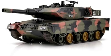 Heng Long RC Carro armato 1/24 Leopardo con funzione di tiro BB+IR, RTR