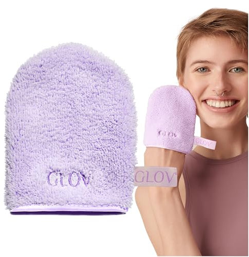 Glov Lingettes Démaquillantes Individuelles Écologiques en Microfibre Douces et Durables pour Un Démaquillage Efficace avec Juste de L'eau Convient aux Peaux Sensibles