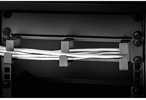 Renkforce RF-3429154 10 Zoll Netzwerkschrank-Kabelführung 1 HE Schwarz