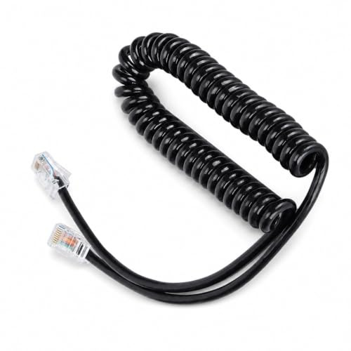 8-stifts Mikrofonkabel, PVC RJ‑45 Till RJ‑45 Handhållen Mikrofonkabel för Icom HM-151 IC-7000 IC-7100