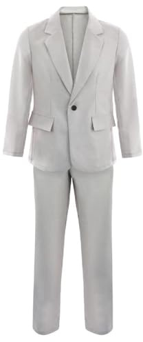 Adults Grey Suit Costume - X-Large - Grey Suit Jacket and Matching Trousers - Mens TV and Film Fancy Dress Costume