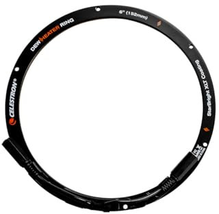 Celestron – Dew Heater Ring – Aluminum Dew Prevention – Compatible 6” Schmidt-Cassegrain Telescope Black