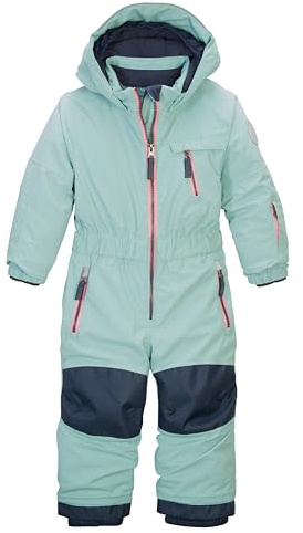 Killtec firstinstinct by killtec FISW 31 MNS ONPC Mono de esquí/Traje de Nieve con Capucha, Impermeable, Steel Mint, 98/104 cm Unisex Kids
