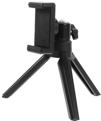 OSALADI 1set Supporto Per Smartphone Treppiede Da Tavolo Per Videochiamate e Visione Di Film Compatibile Con Cellulare e Tablet Design Compatto e Leggero Per Ufficio e Casa
