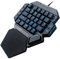 Denash Clavier Mécanique Noir Portable à Une Main, Clavier de Jeu RGB Blacklight, pour XP/Win ME/Vista/Win7/Win8/WIN10