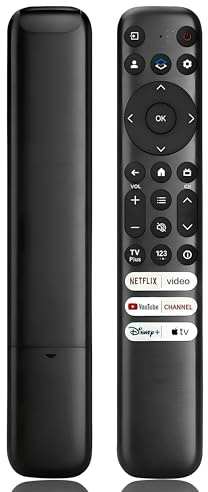 Replacement Remote Control for TCL-Google-Smart TV，for TCL 4K UHD HDR LED QLED Series TVs