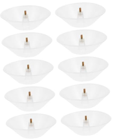 10 Contenitori Per Grasso Per Cappa Raccoglitore Universale Rotondo Per Olio Da Cucina Con Design Filettato - Ciotole Per Raccogliere Gocce E Schizzi Di Olio Da Cucina