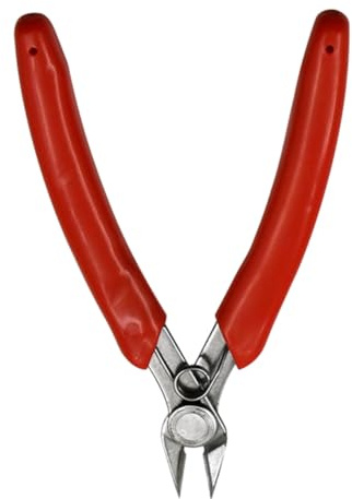 Toddmomy Alicates de Corte Diagonal Mango Antideslizante Mini Alicates Portátiles de Acero Inoxidable para Bricolaje y Corte de Alambre en Joyería y Electrónica